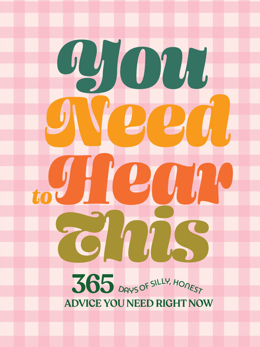 Title details for You Need to Hear This by Chronicle Books - Available